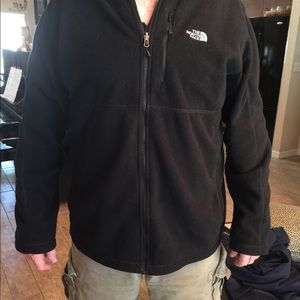Black North Face polartec fleece.